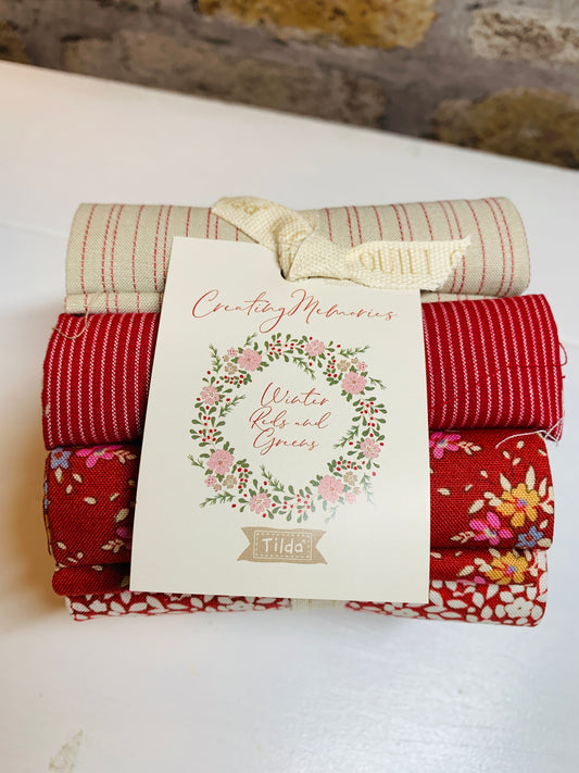 Tilda - Creating Memories - Fat Eighth Bundle - WINTER